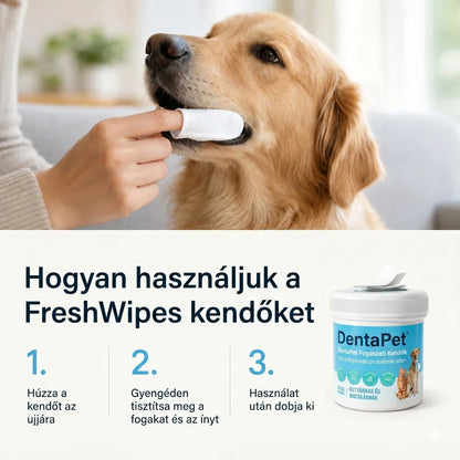DentaPet - Fogtisztító Ujjkendő