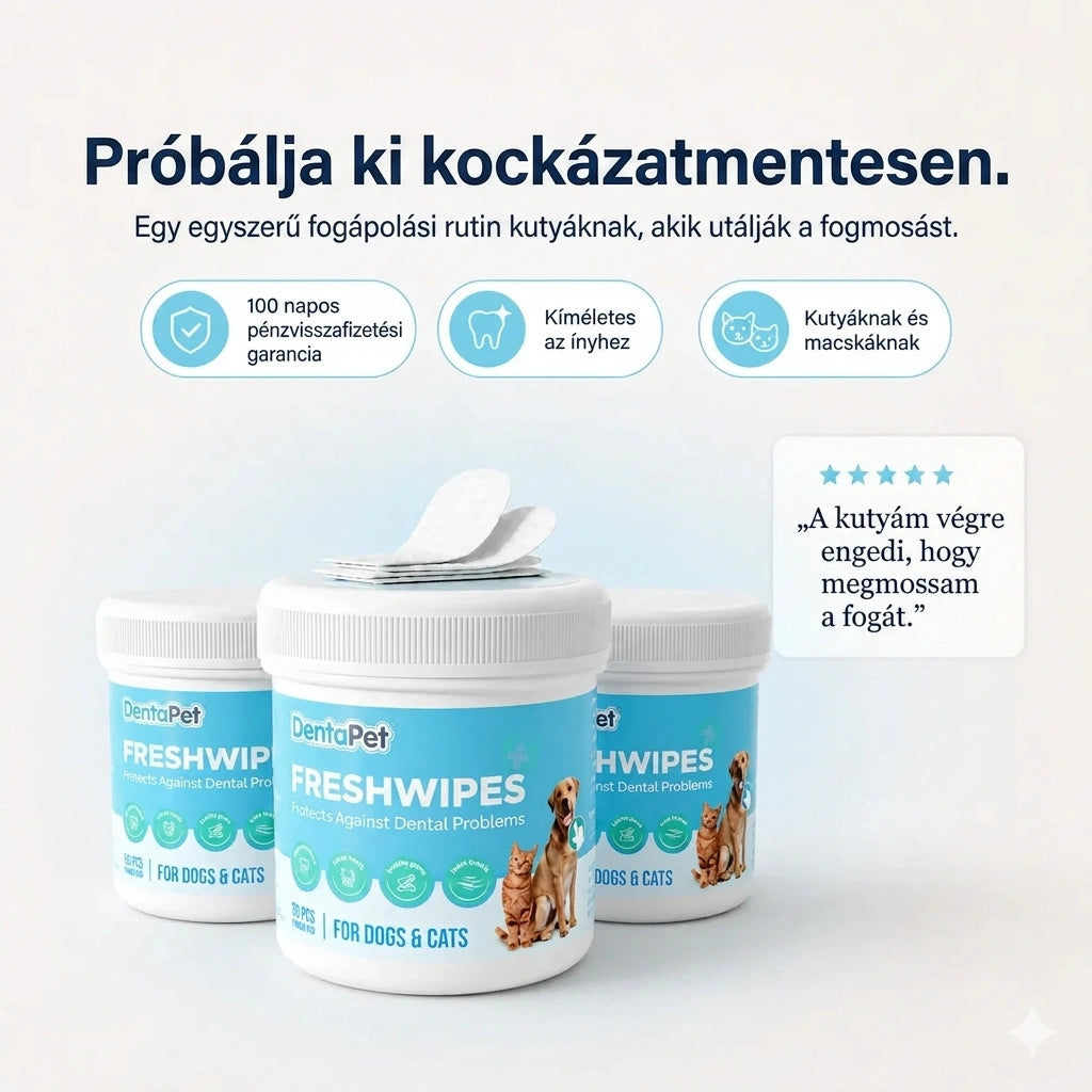 DentaPet - Fogtisztító Ujjkendő