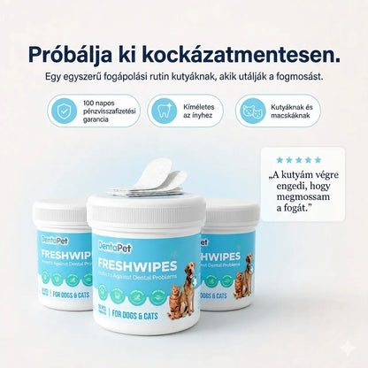 DentaPet - Fogtisztító Ujjkendő